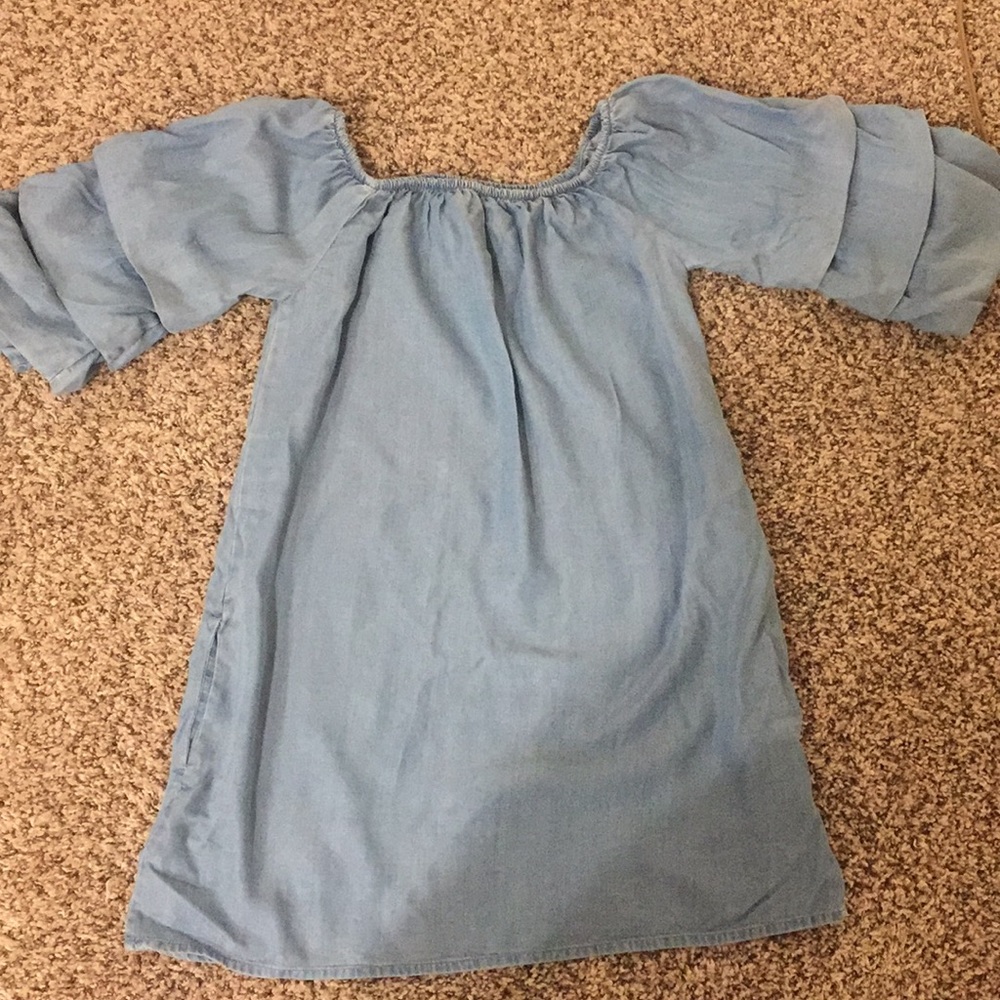 Tier sleeve, Off the shoulder Zara dress